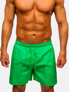 Zöld rövid férfi fürdőnadrág Bolf QD32