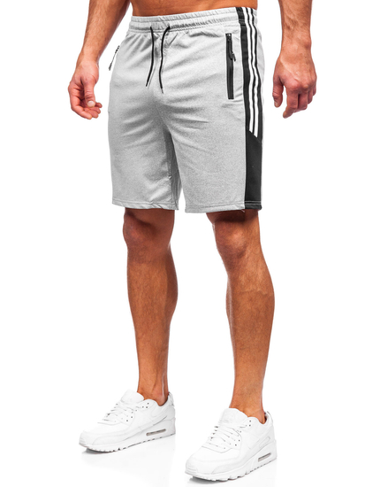 Férfi szürke tréningruha rövidnadrág Bolf 68006
