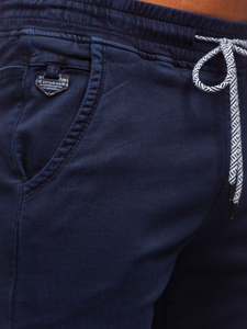 Férfi rövidnadrág gránátkék Bolf KG3723