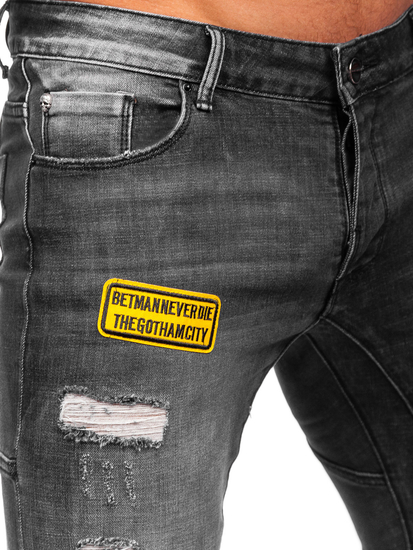 Férfi regular fit farmernadrág fekete színben Bolf MP0047N