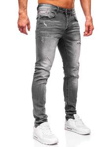 Fekete férfi slim fit farmernadrág Bolf MP0054N
