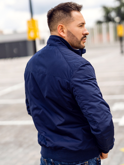 Átmeneti férfi dzseki gránátkék színben Bolf 1907A