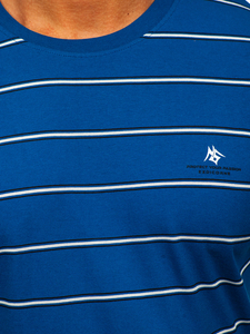 Férfi póló kék színben Bolf 14952