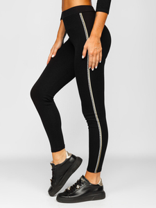 Fekete női leggings Bolf W6997A2