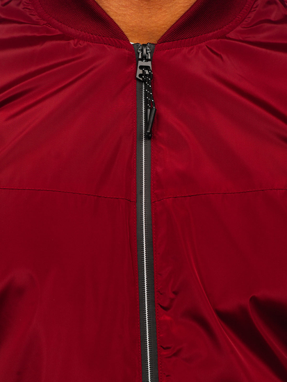 Átmeneti férfi dzseki bordó színben Bolf W3909