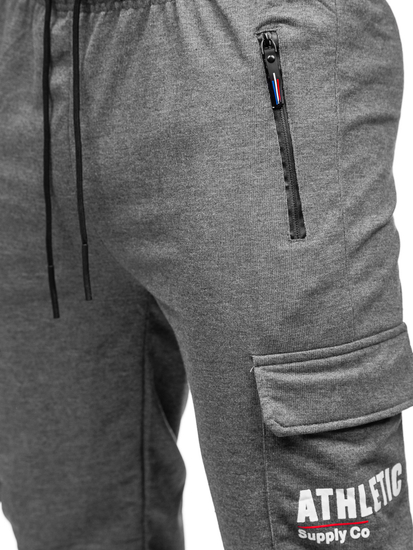 Férfi katonai jogger nadrág antracitszürke színben Bolf JX5061