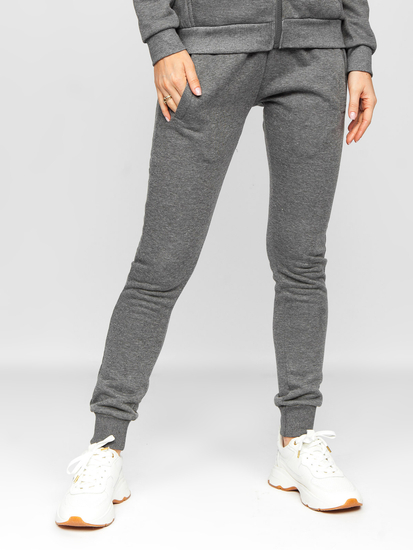 Grafit színű kétrészes női melegítő együttes Bolf 0003