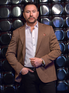 Férfi barna casual zakó Bolf 24401-1