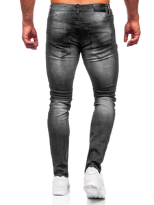 Férfi slim fit farmernadrág grafit színben Bolf MP0031G