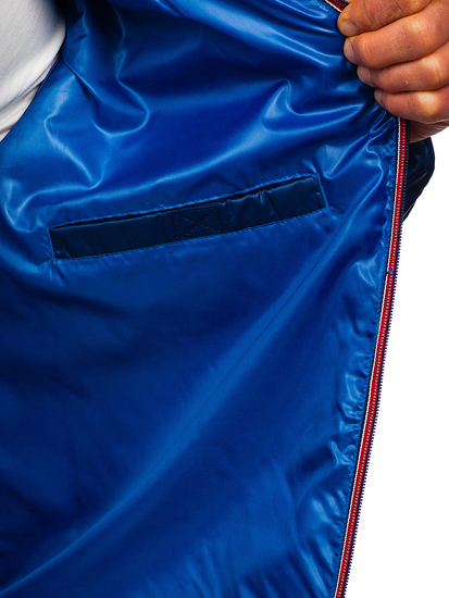 Átmeneti férfi sportdzseki kék színben Bolf 1908