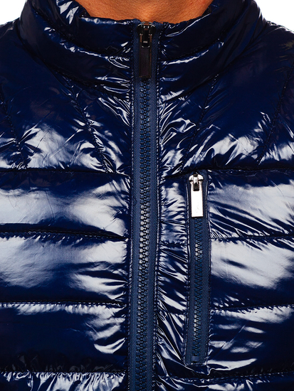 Steppelt férfi mellény gránátkék színben Bolf R0109A