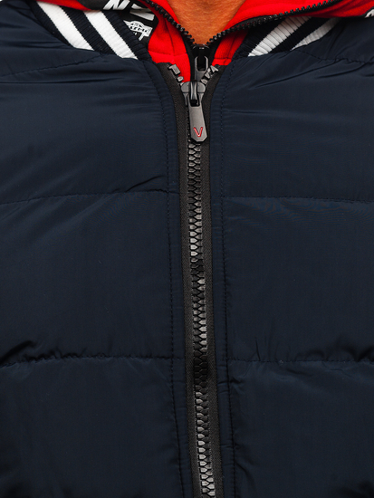 Steppelt téli férfi dzseki gránátkék színben Bolf 6900