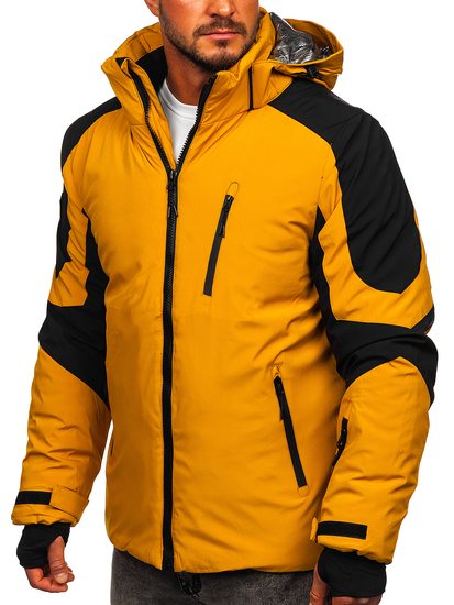 Téli férfi sídzseki camel színben Bolf 6576