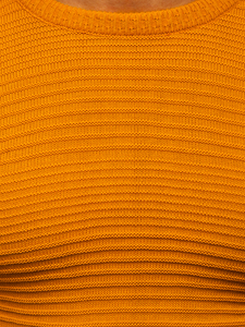 Férfi pulóver camel színben Bolf 4608