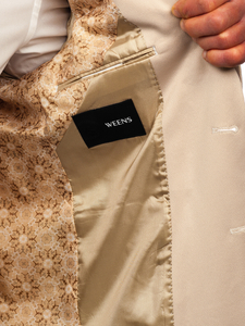 Bézs férfi okos blézer Bolf 022