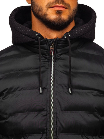 Férfi átmeneti dzseki fekete Bolf 5332