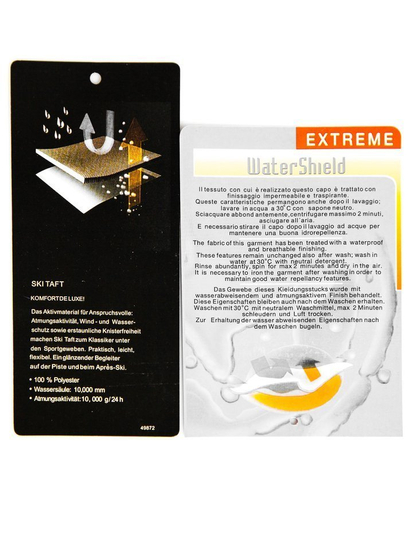 Férfi téli sídzseki fekete-zöld Bolf 1910