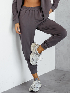 Női két darabos szett kapucnival grafit Bolf 821110