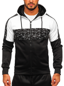 Fekete férfi melegítő Bolf HM398