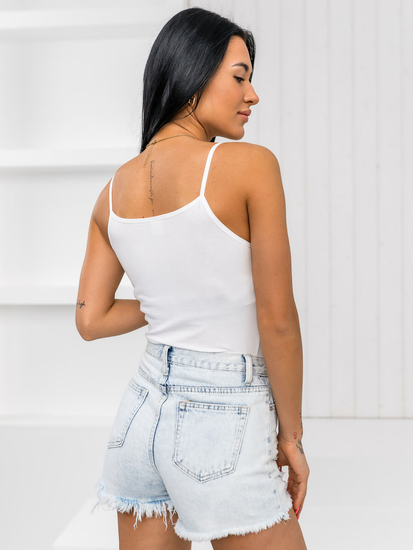 Fehér női pántos trikó Bolf 17K535