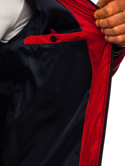 Férfi átmeneti dzseki piros Bolf 5331