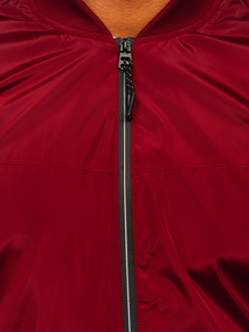 Átmeneti férfi dzseki bordó színben Bolf W3909