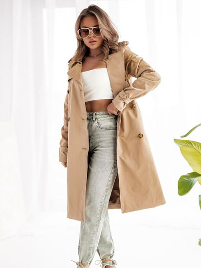 Bézs női viharkabát Bolf DF7901