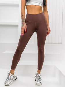 Barna leggings női Bolf XY24017L