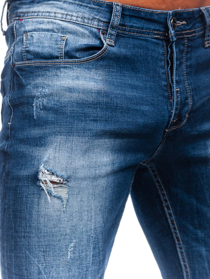 Férfi regular fit farmernadrág gránátkék színben Bolf MP002B