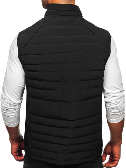 Fekete steppelt férfi mellény Bolf 31M5062