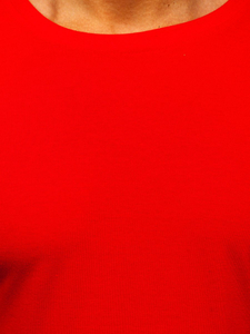 Férfi póló minta nélkül világospiros Bolf 2005