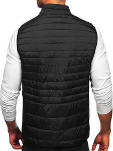 Fekete steppelt férfi mellény Bolf 31M5067