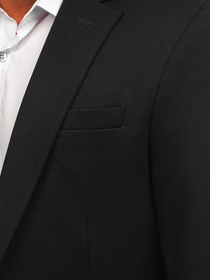 Fekete férfi okos blézer Bolf 1652A