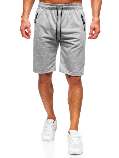 Szürke melegítő rövidnadrág Bolf JX806