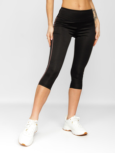 Fekete női két részes sport szett Bolf XL012A1