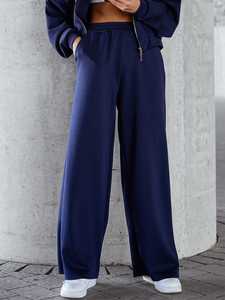 Női két darabos szett cipzárral tengerészkék Bolf 821109