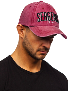 Siltes sapka bordó színben Bolf CZ74