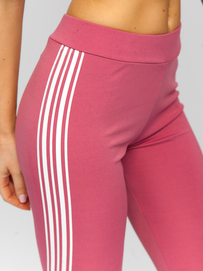Sötét rózsaszín színű női leggings Bolf W7155