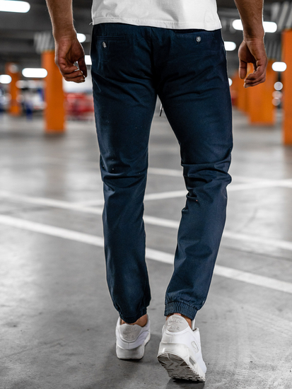 Férfi jogger nadrág sötét gránátkék Bolf 1145