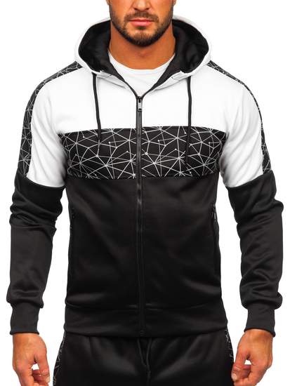 Fekete férfi melegítő Bolf HM398