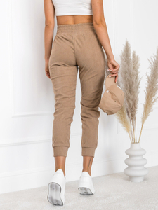 Barna női bordás melegítőnadrág Bolf W7855