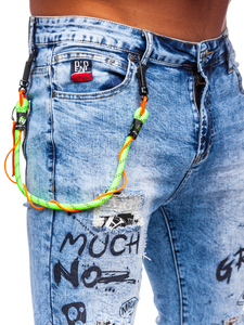 Kék férfi farmer nadrág Bolf TF150