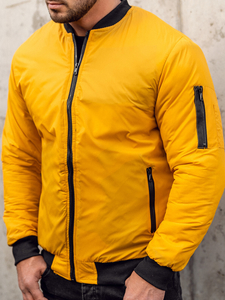 Férfi átmeneti bomberdzseki camel színben Bolf AK95A