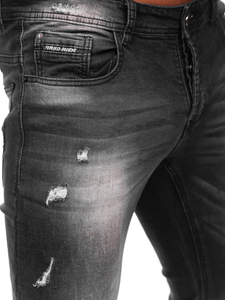 Fekete férfi regular fit farmer Bolf MP010N