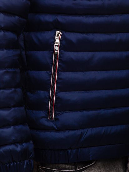 Steppelt átmeneti férfi sportdzseki gránátkék Bolf 6574