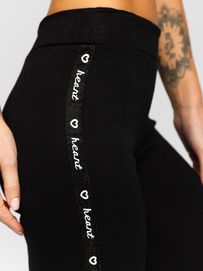 Fekete női leggings Bolf TS215