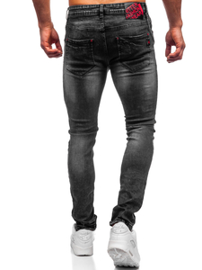 Férfi slim fit farmernadrág fekete színben Bolf 60027W0