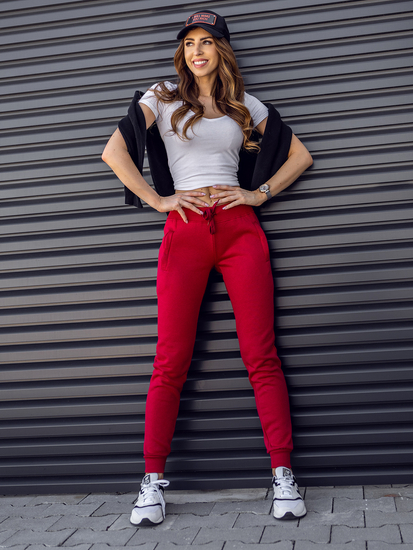 Bordó női melegítő nadrág Bolf CK-01B