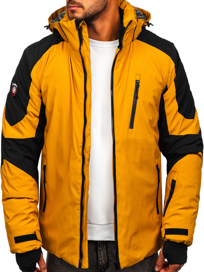 Téli férfi sídzseki camel színben Bolf 6576