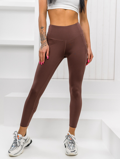 Barna leggings női Bolf XY24017L